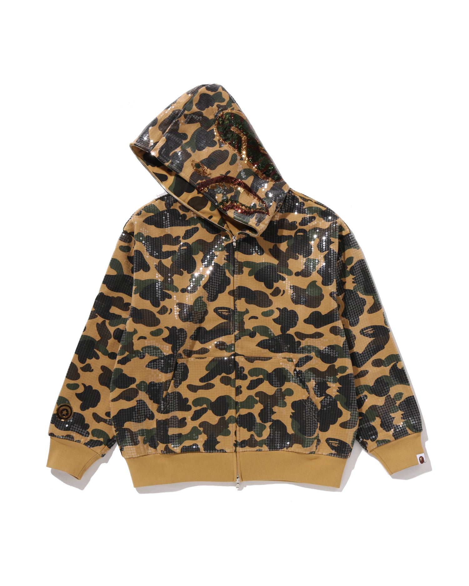 Palmページ A BATHING APE® 1st Camo Sequin Shark Relaxed Fit Full Zip