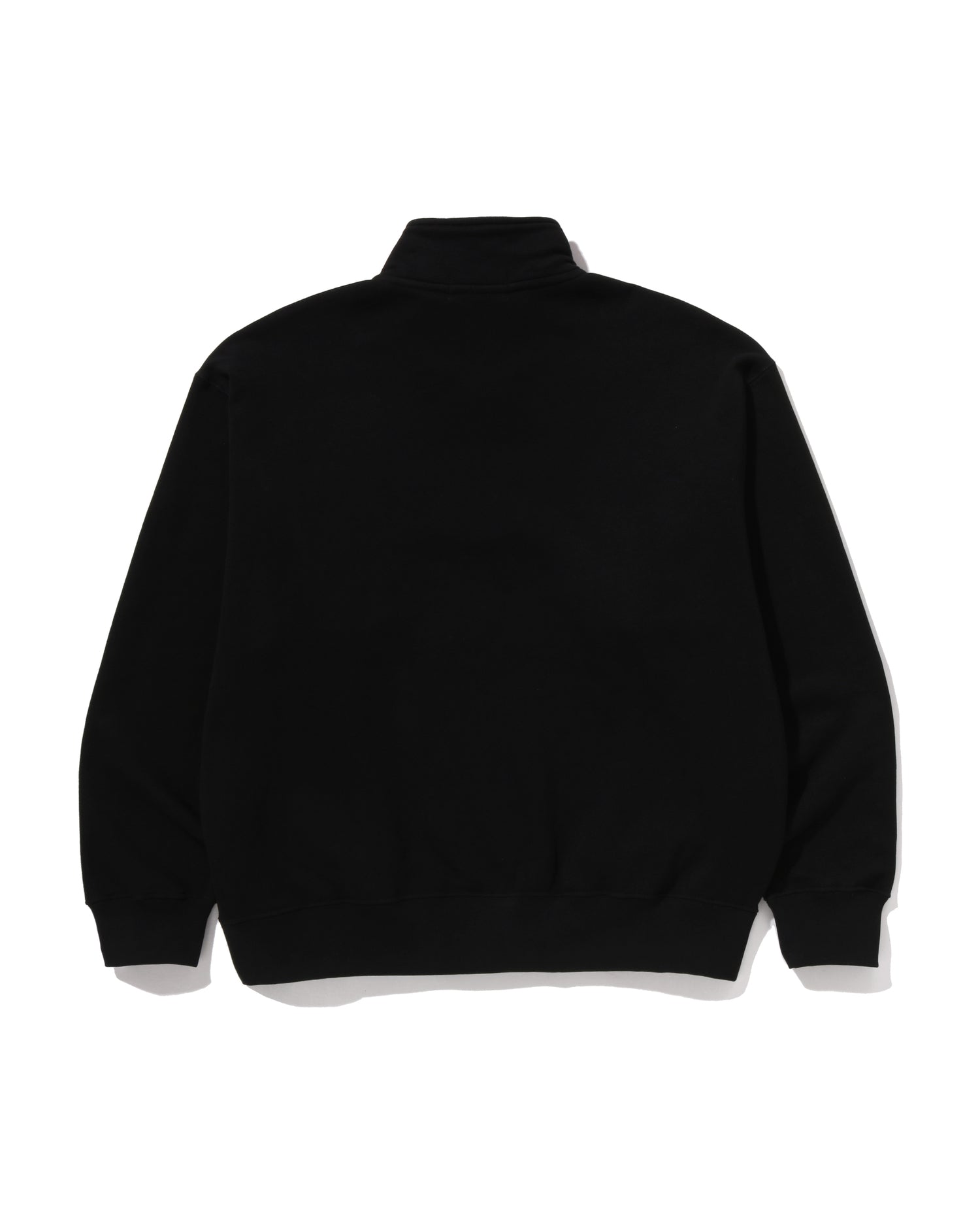 A BATHING APE® College Half Zip Relaxed Fit Crewneck Sweatshirt