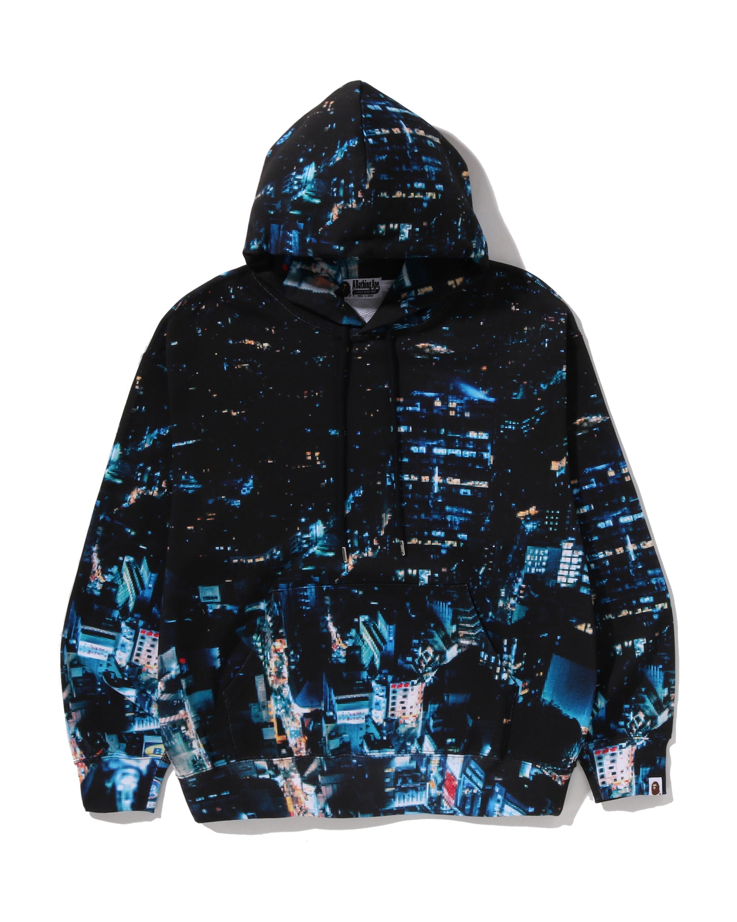 「今日中でこの価格」A Bathing Ape タイダイパーカー Mサイズ A BATHING APE® Overall Print Crease Relaxed Fit Pullover Hoodie