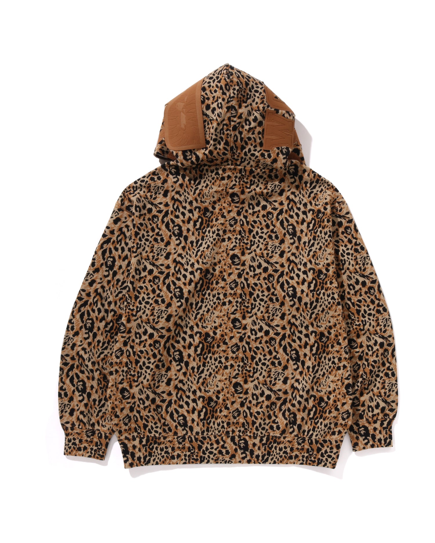 A BATHING APE® Wild Leopard Pattern Shark Relaxed Fit Full
