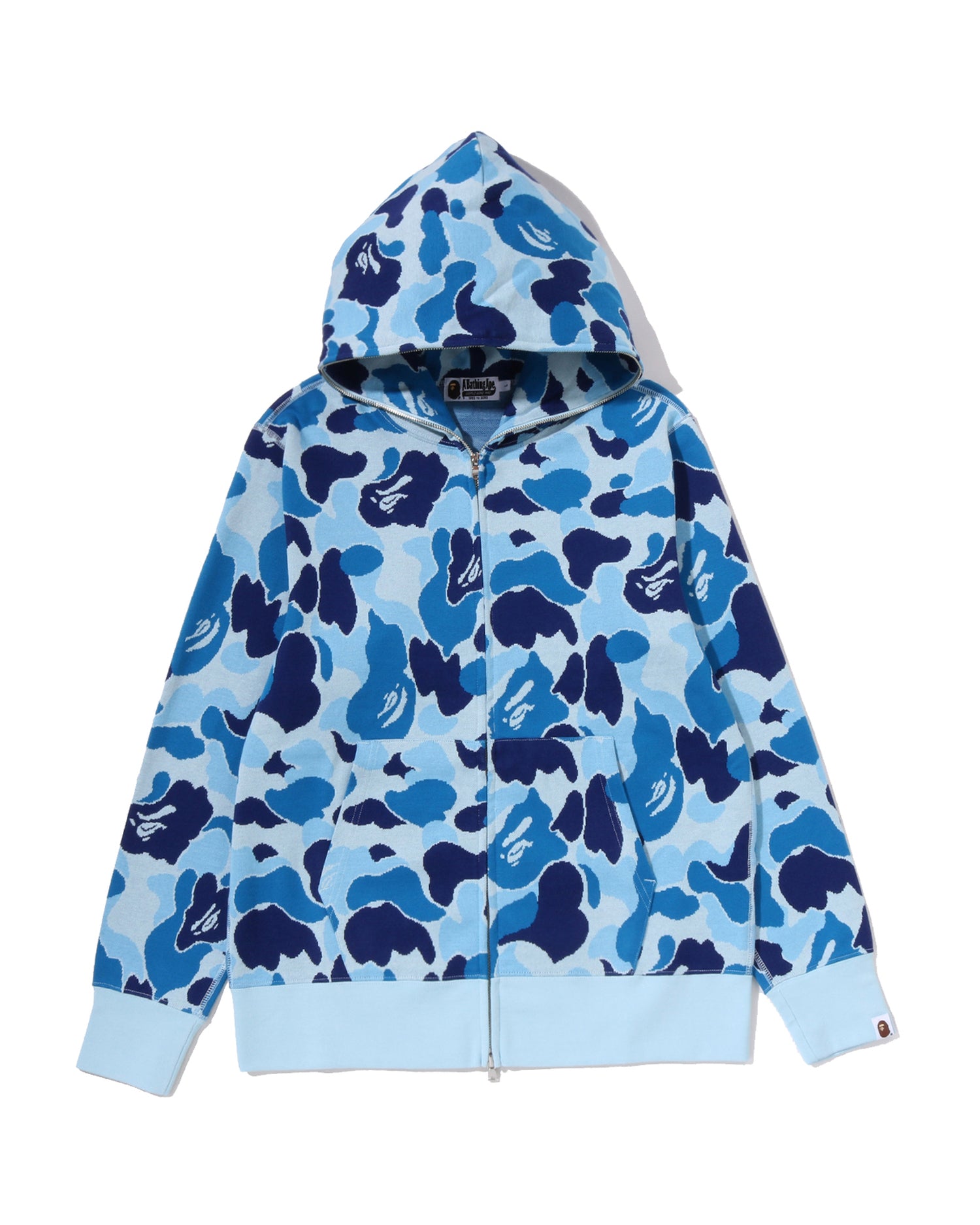 A BATHING APEジップパーカー A BATHING APE® Abc Camo Jacquard One Point Full Zip Hoodie | Bape