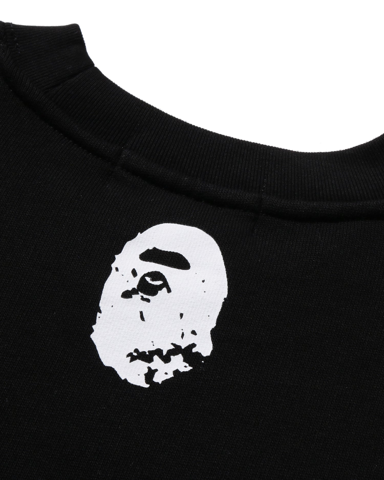 A BATHING APE® Bathing Ape Logo Relaxed Fit Crewneck Sweatshirt
