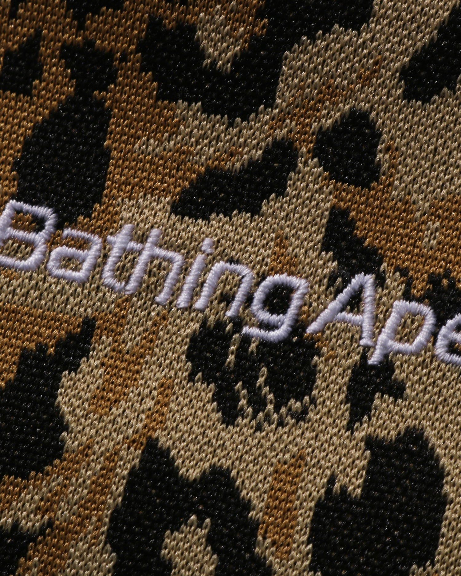 A BATHING APE® Wild Leopard Pattern Relaxed Fit Track Jacket