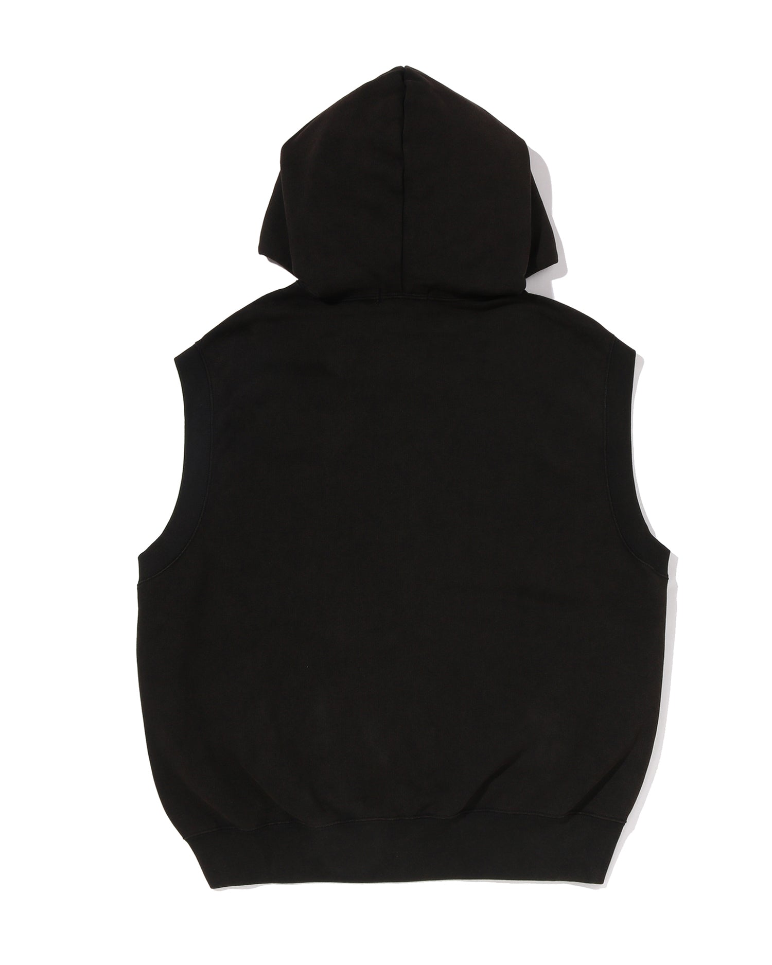 A BATHING APE® Heavy Washed Rhinestone Sleeveless Relaxed Fit Zip