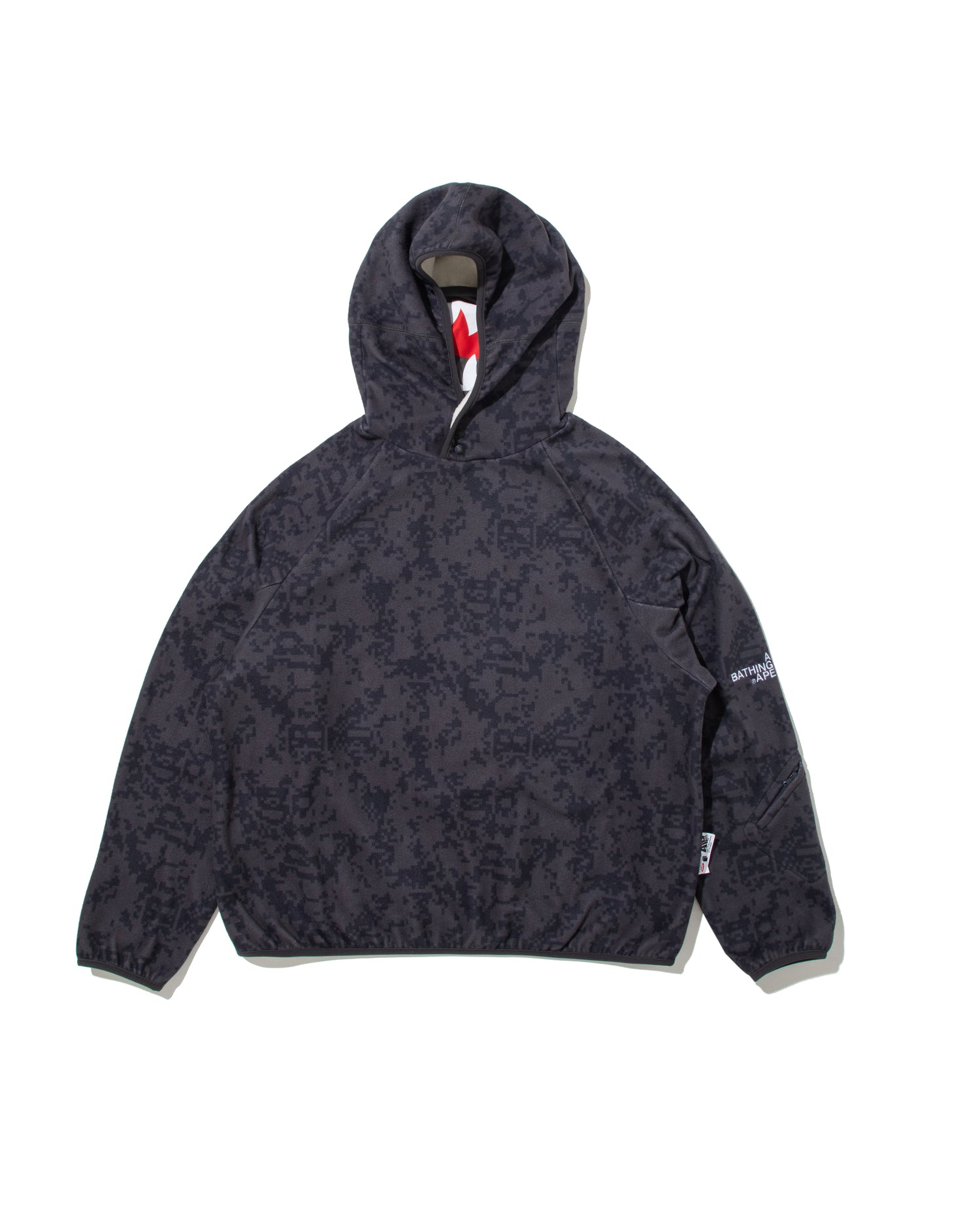 ABATHINGAPE ショートパーカー A BATHING APE® Solid Camo Jacquard Multilogo Relaxed Fit Sweat