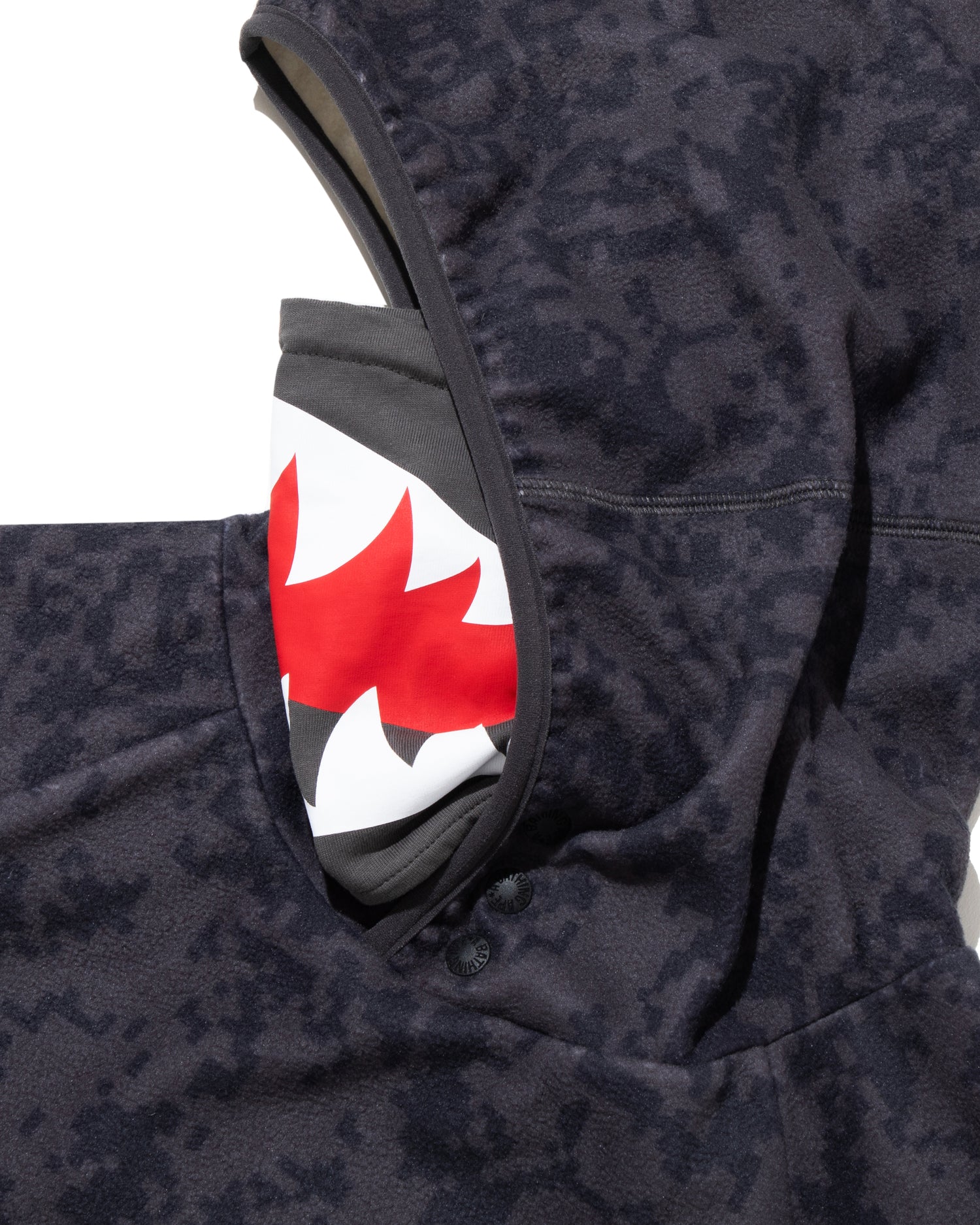 A BATHING APE® BAPE By Kazuki Kuraishi Pixelate Camo Shark Relaxed