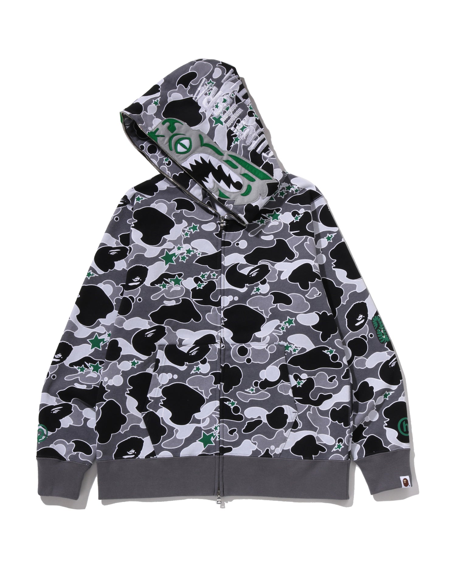 A BATHING APE® BAPE X Hidden STA Camo Tiger Full Zip Hoodie | Bape