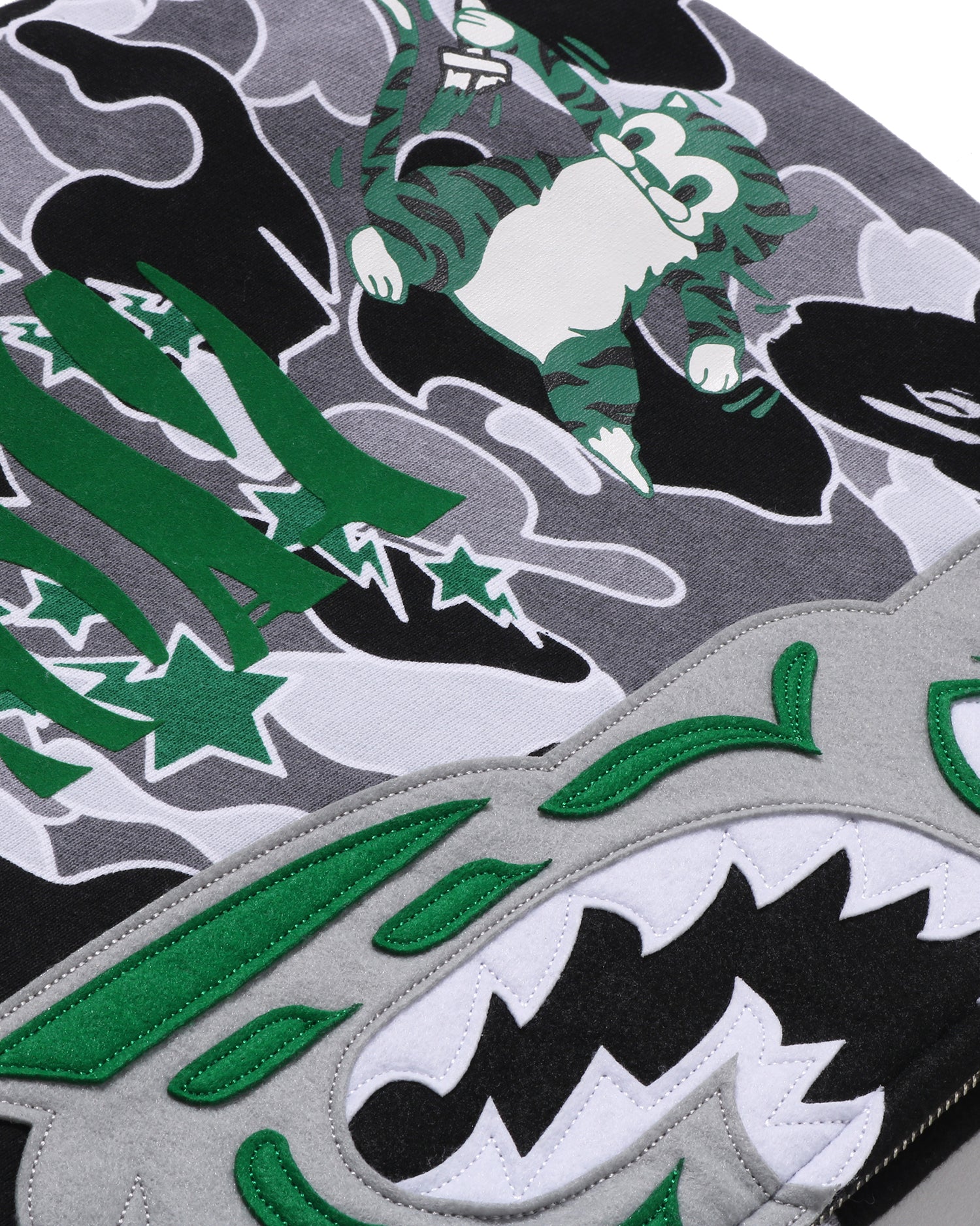 A BATHING APE® BAPE X Hidden STA Camo Tiger Full Zip Hoodie | Bape