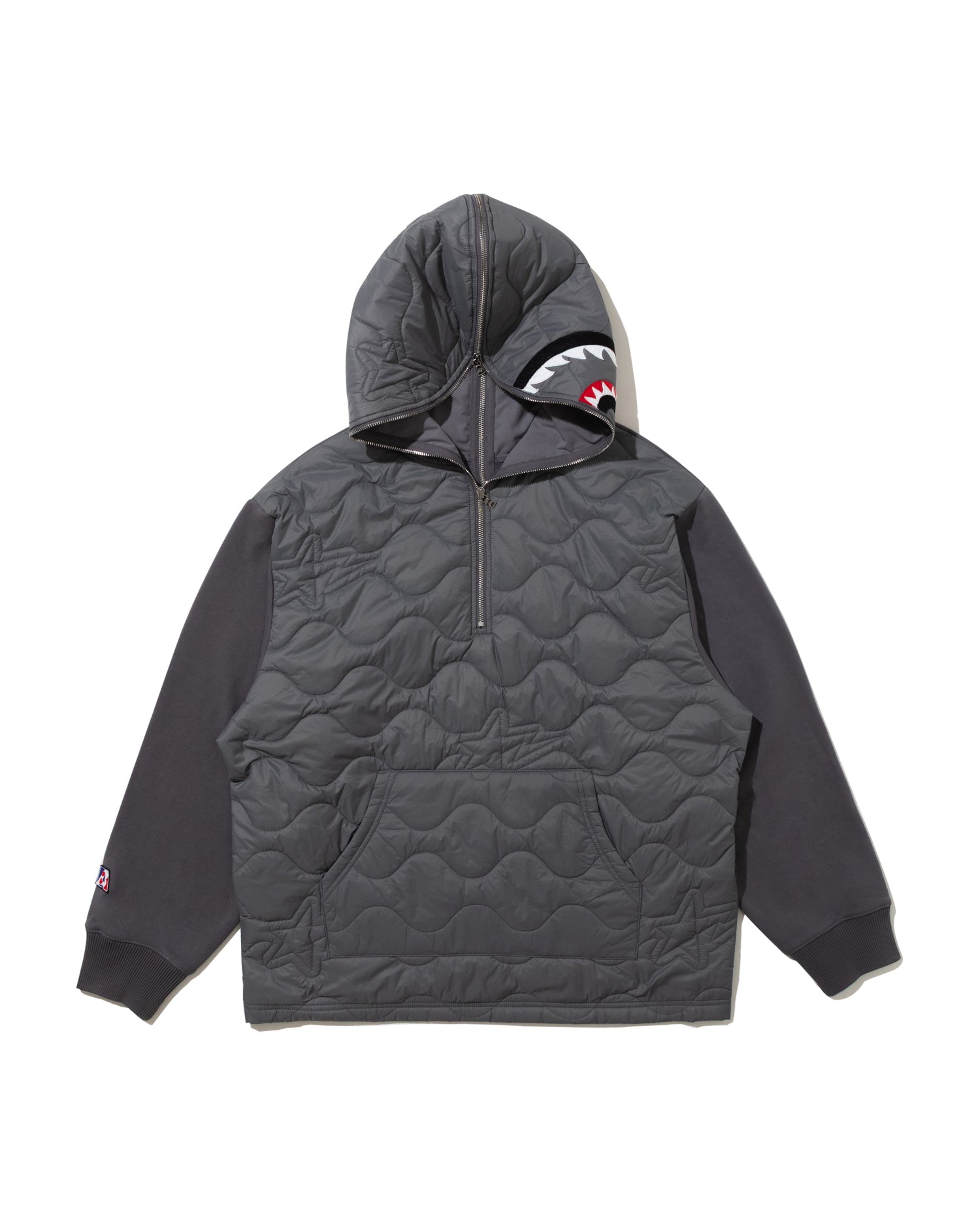 A BATHING APE® BAPE By Kazuki Kuraishi Half Zip Shark Relaxed Fit