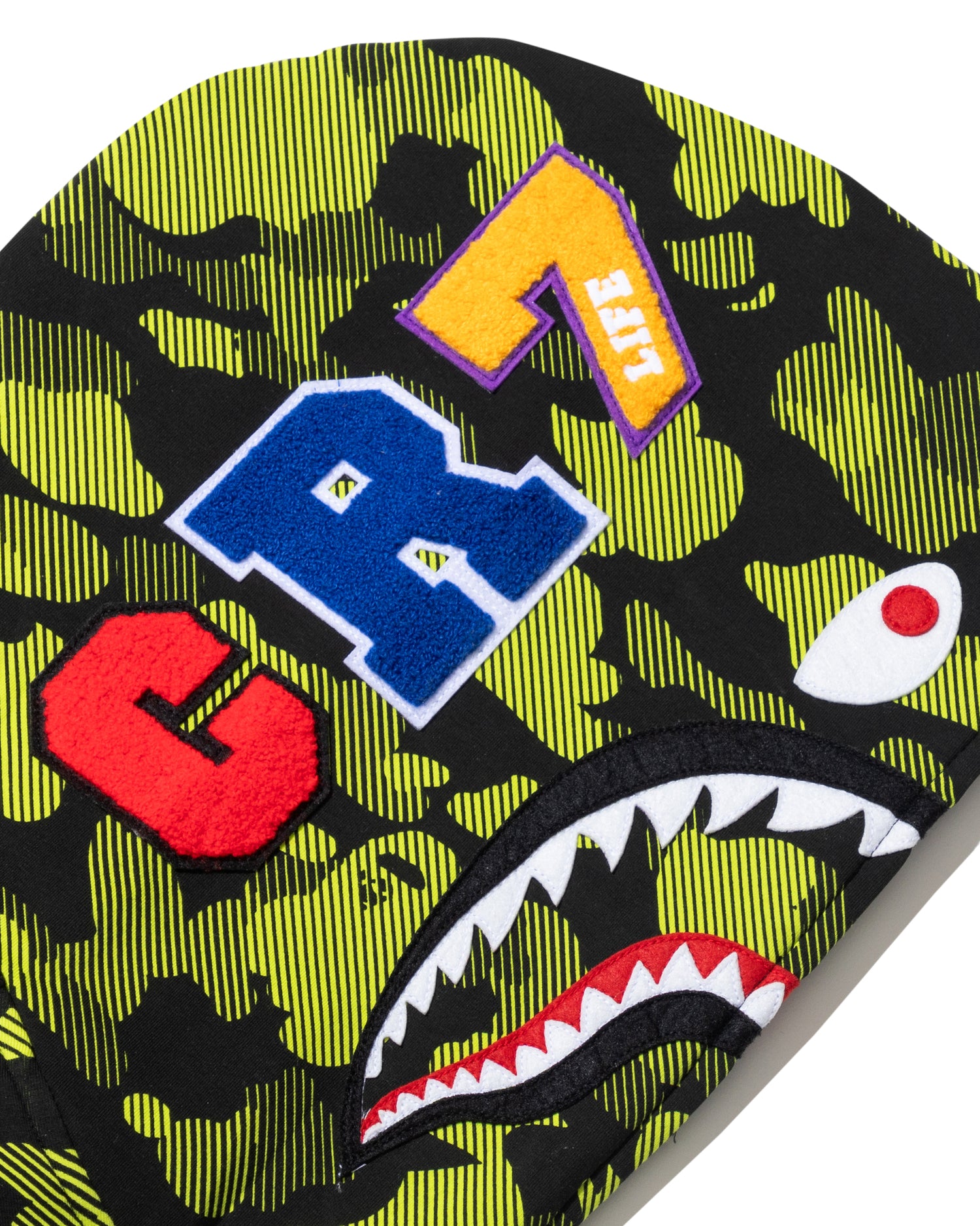A BATHING APE® BAPE X Cr7 Life Logo Relaxed Fit Shark Full Zip