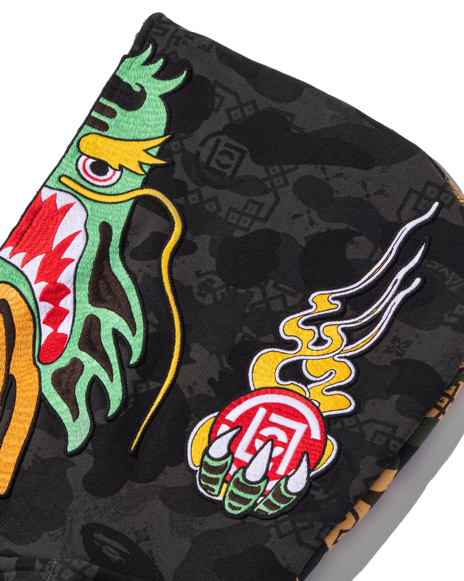 A BATHING APE® BAPE X Clot Camo Split Shark Relaxed Fit Full Zip