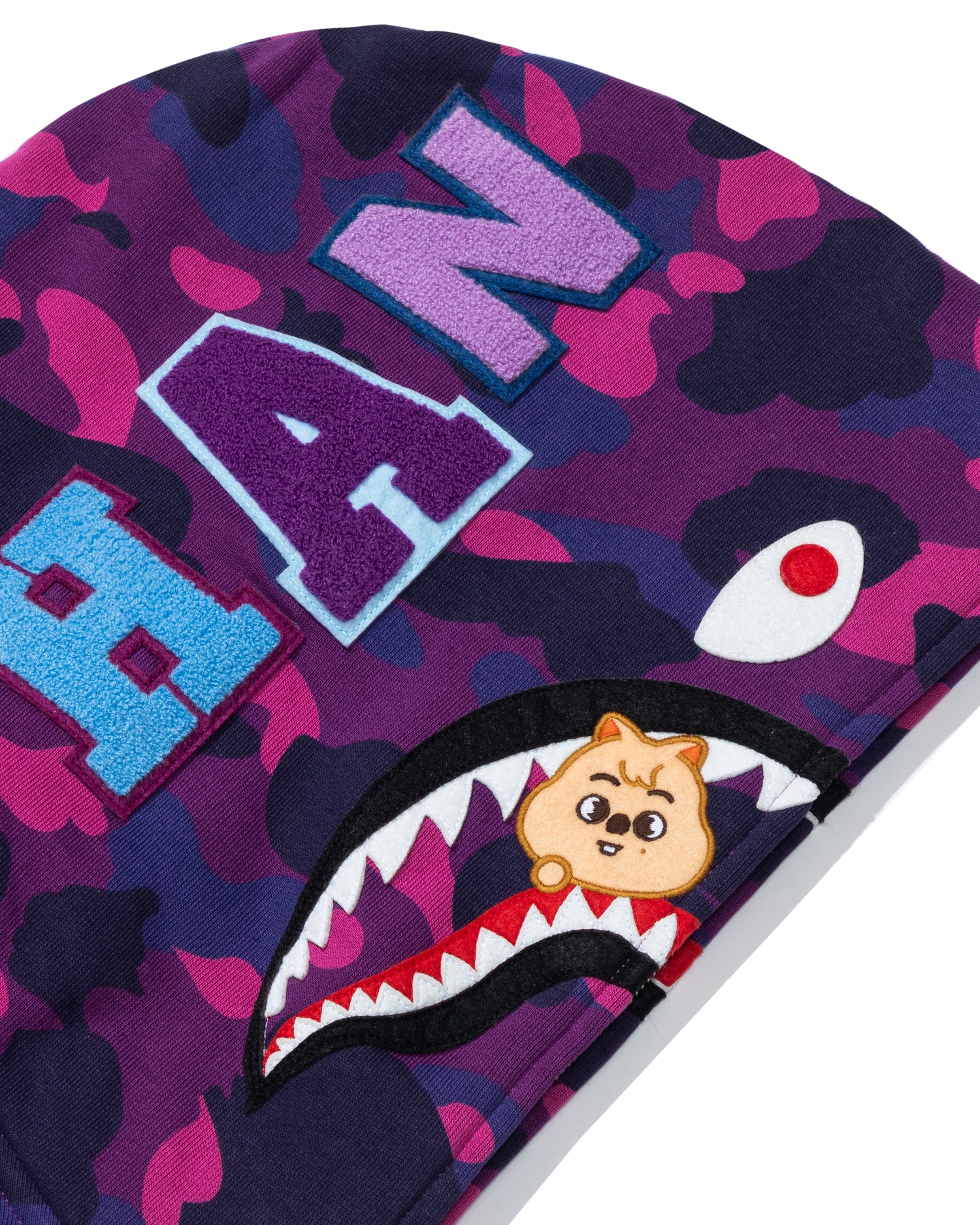 A BATHING APE® BAPE X Straykids Han Quokka Shark Full Zip Hoodie