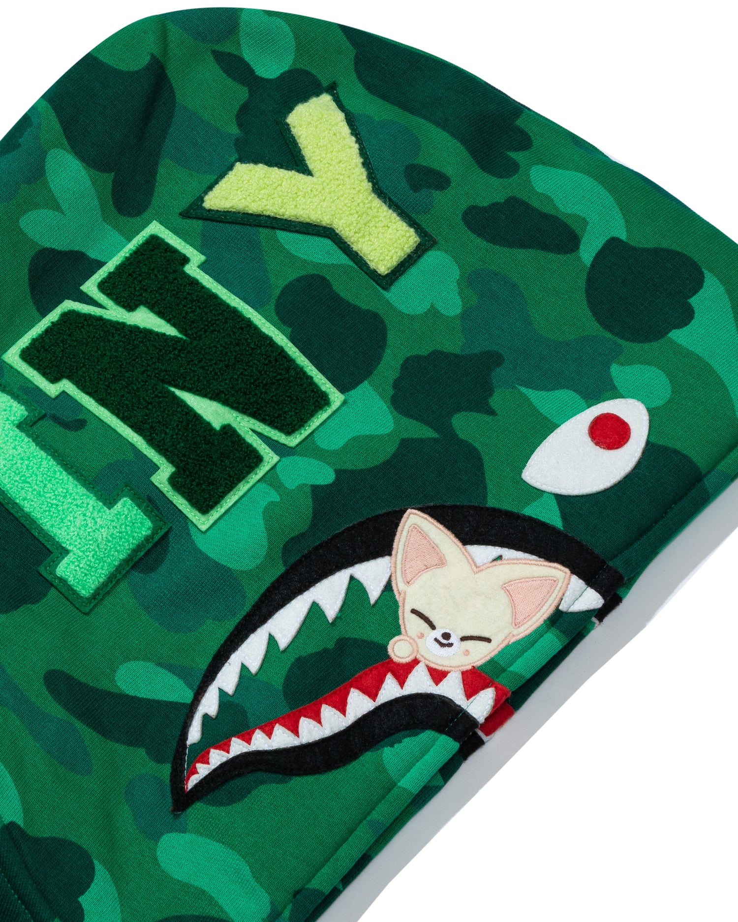 A BATHING APE® BAPE X Straykids Foxi.ny Shark Full Zip Hoodie