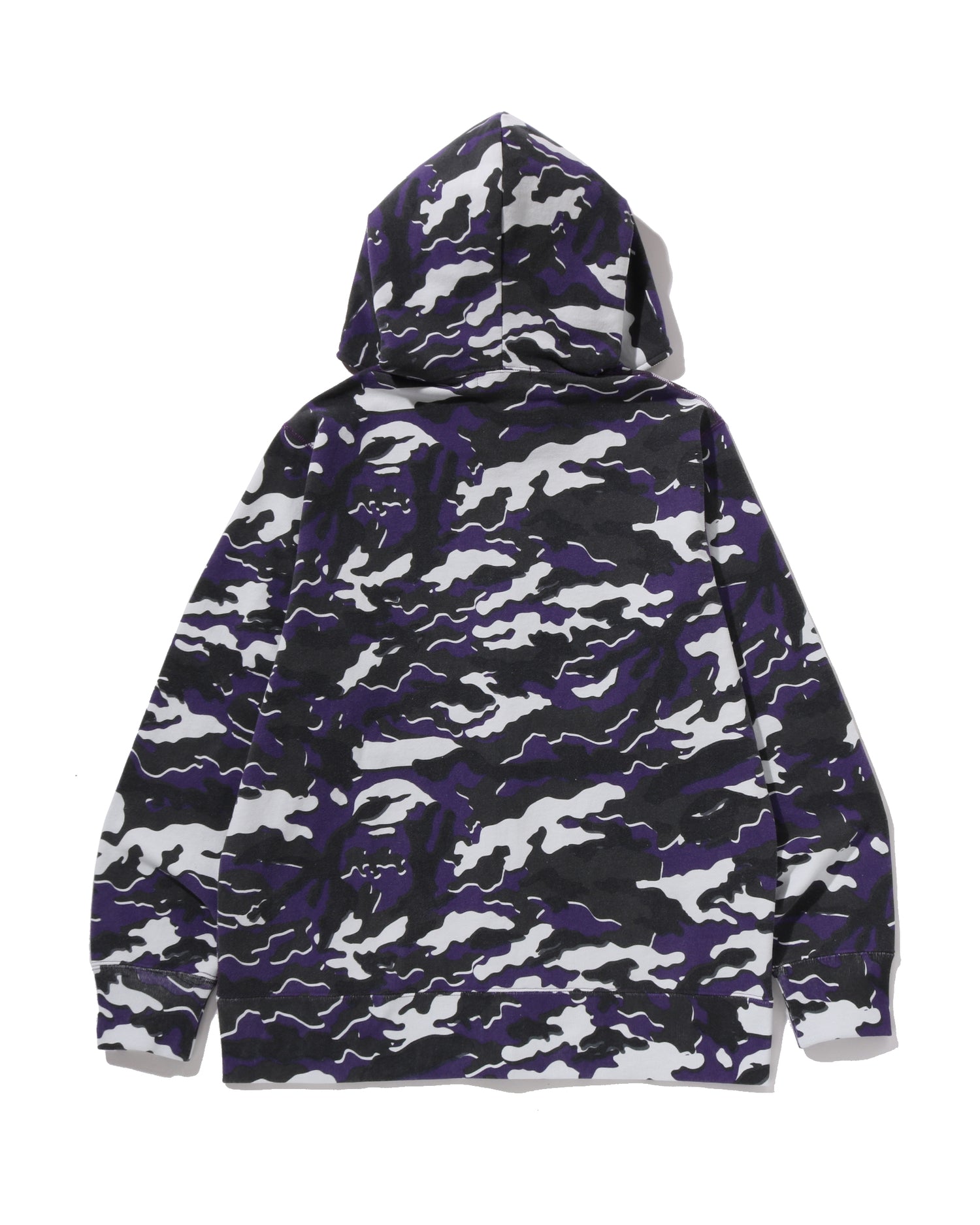 A BATHING APE® Glitch Woodland Camo Full Zip Hoodie | Bape