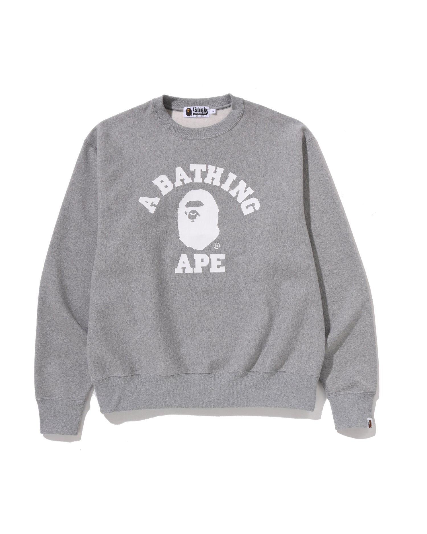 トップス A BATHING APE COLLEGE CREWNECK 2XL A BATHING APE® College Crewneck Sweatshirt | Bape official website