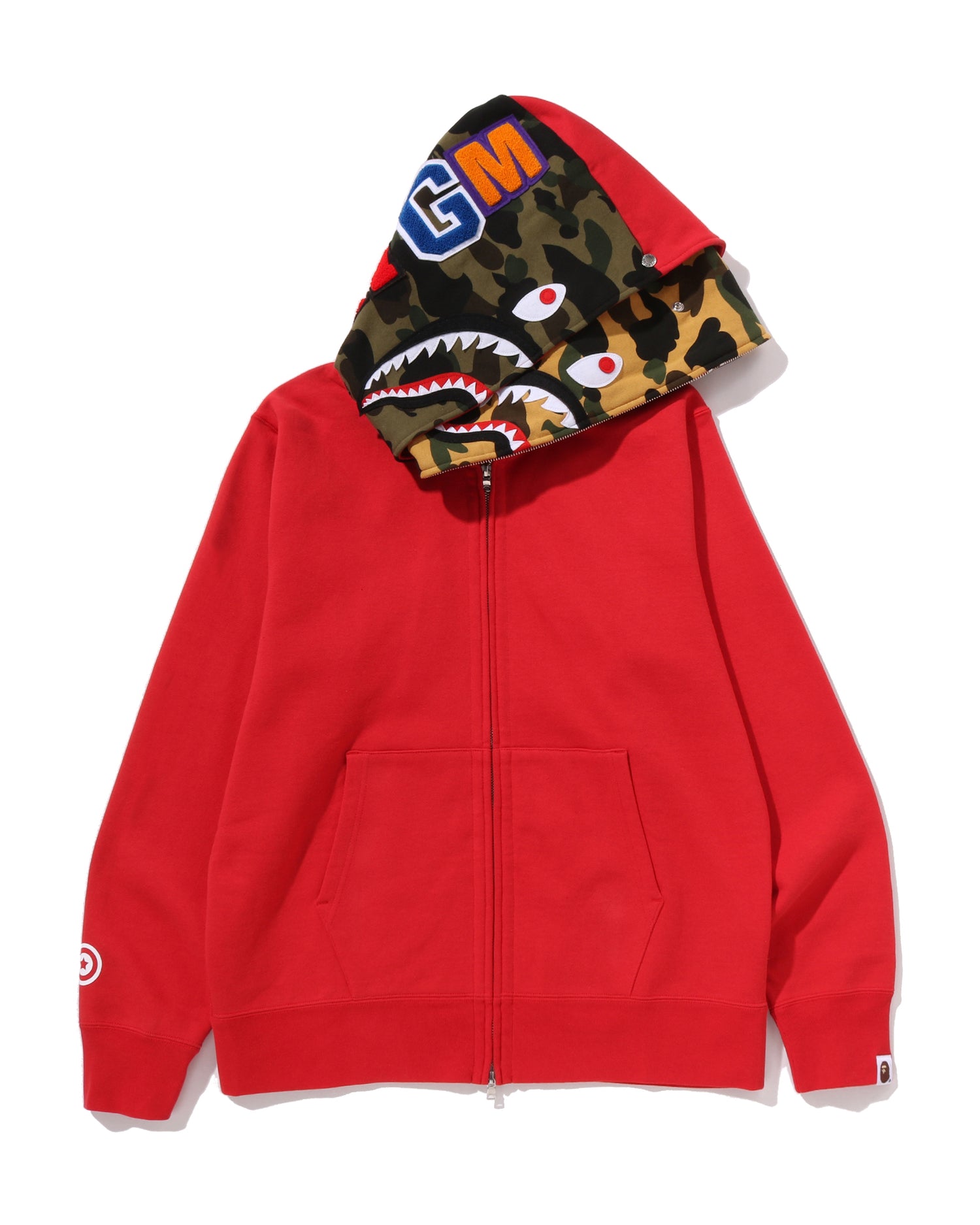 A BATHING APE® Shark Full Zip Double Hoodie | Bape official