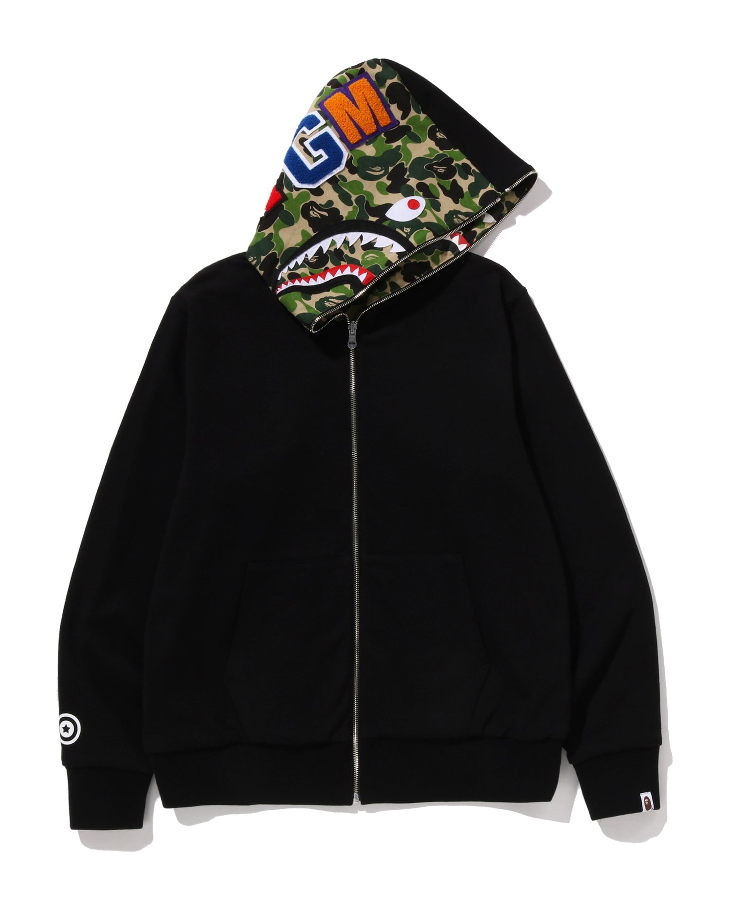 A BATHING APE® Abc Camo Reversible Shark Full Zip Hoodie | Bape