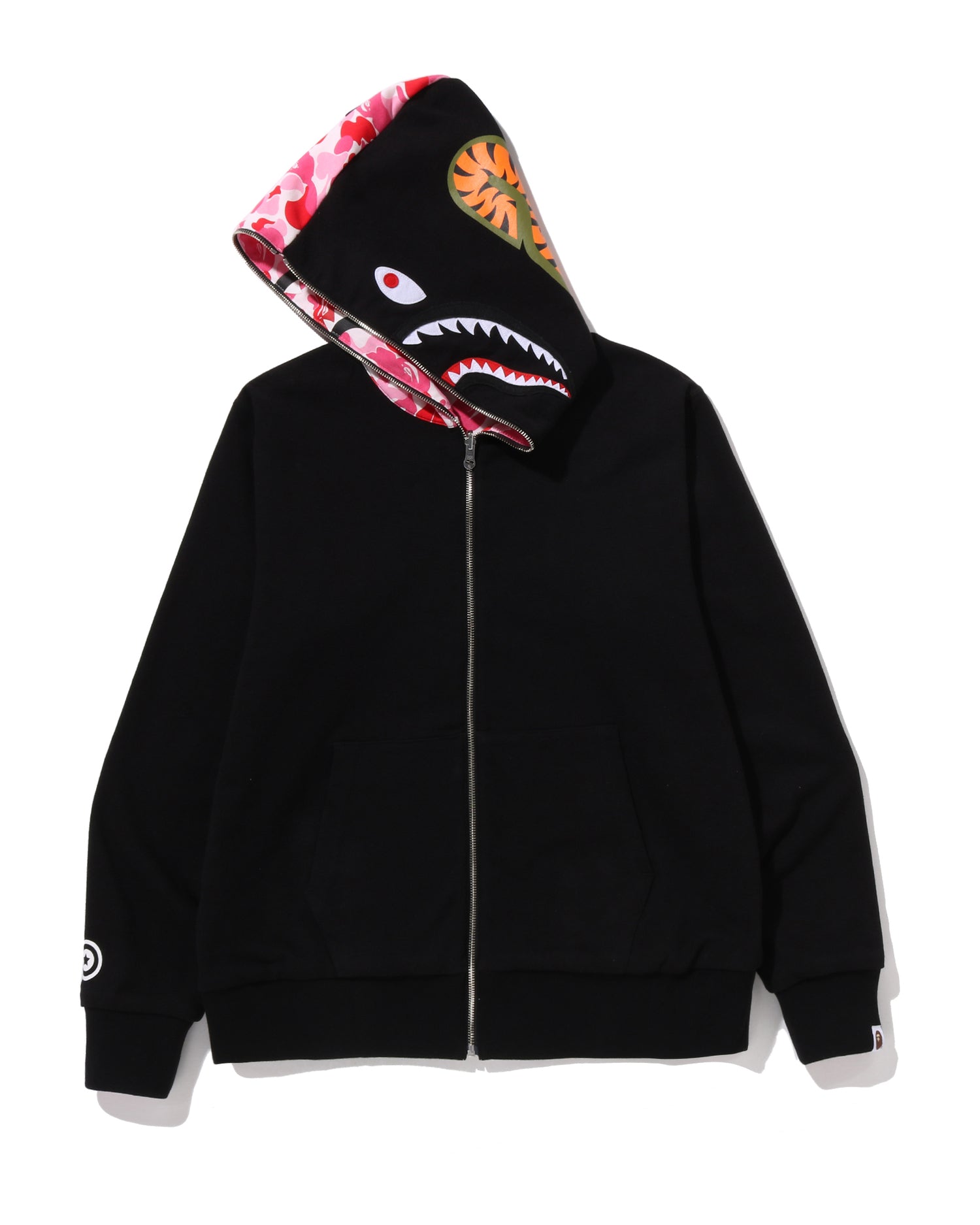 A BATHING APE® Abc Camo Reversible Shark Full Zip Hoodie | Bape