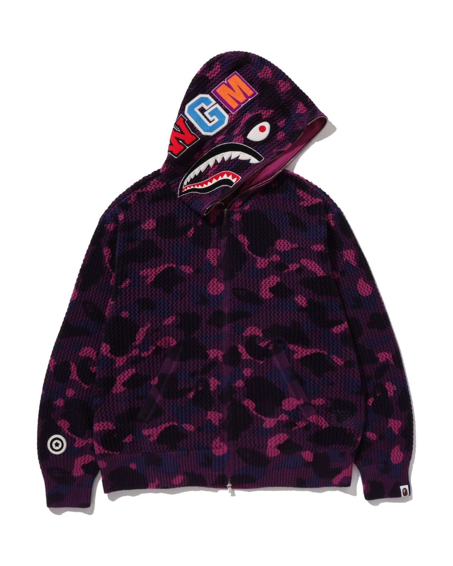 A BATHING APEサーマルロンT 紫カモ A BATHING APE® Kids BAPE Line Camo Crewneck | Bape official