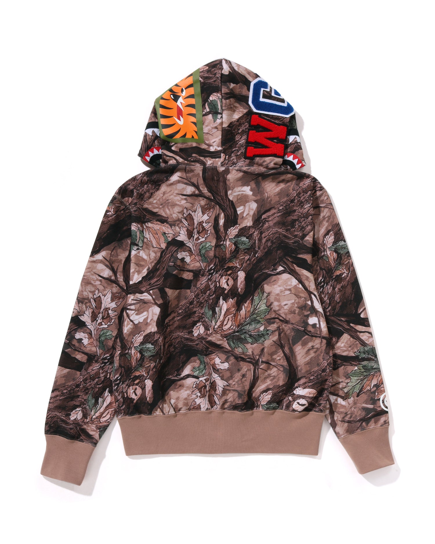 A BATHING APE® Tree Edge Camo Shark Full Zip Hoodie | Bape