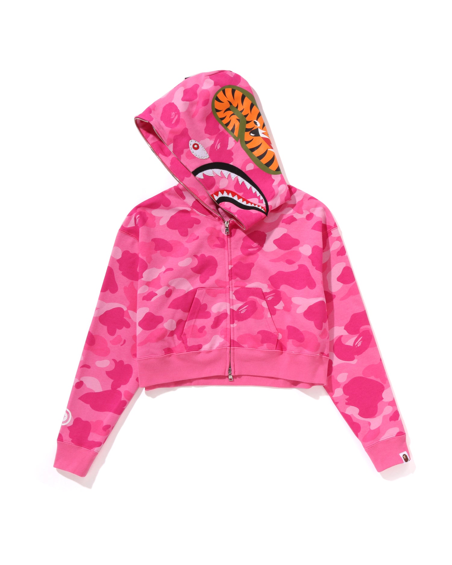 VAMPSビスパコイン A BATHING APE® Color Camo Crystal Stone Shark Cropped Full