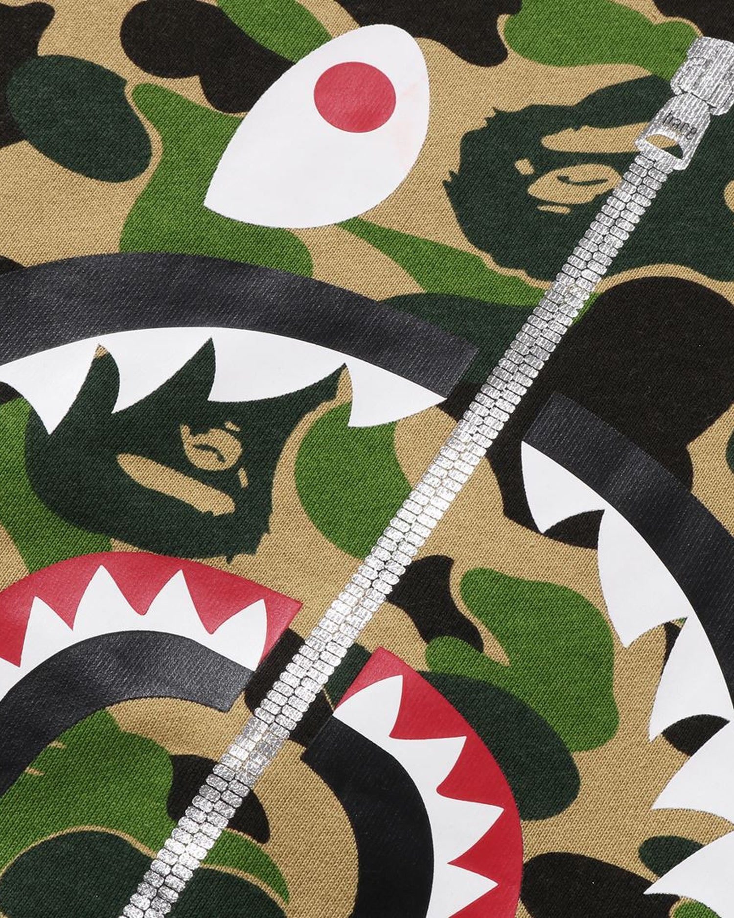 A BATHING APE® Abc Camo Shark Crewneck Sweatshirt | Bape
