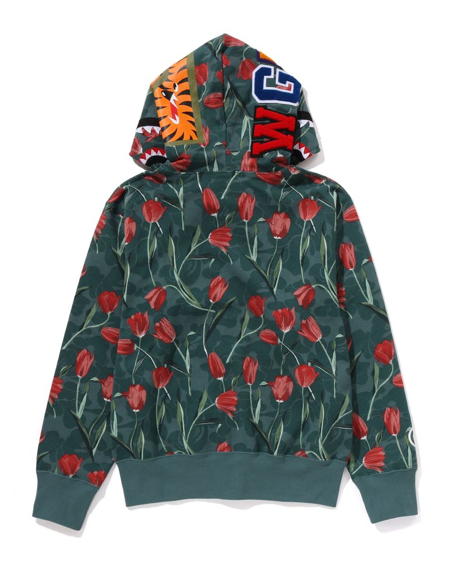 A BATHING APE® Tulip Camo Shark Full Zip Hoodie | Bape official website –  INT.BAPE.COM