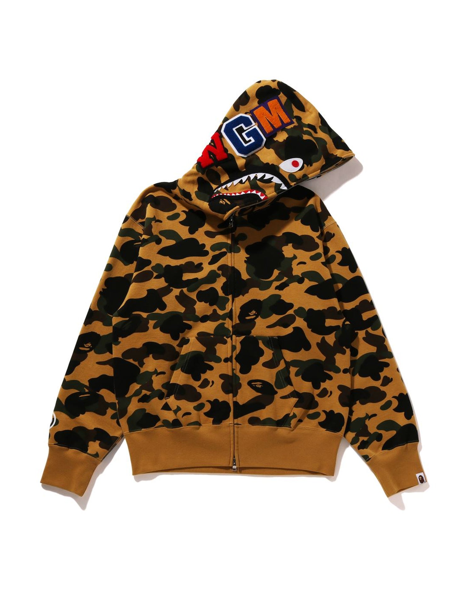 Bape yellow camo best sale