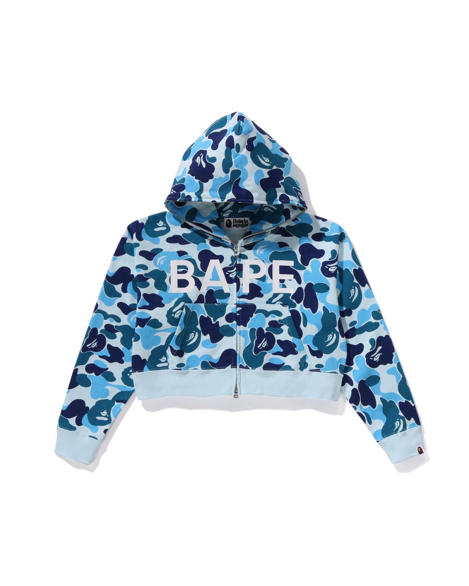 Bape blue camo hoodie online