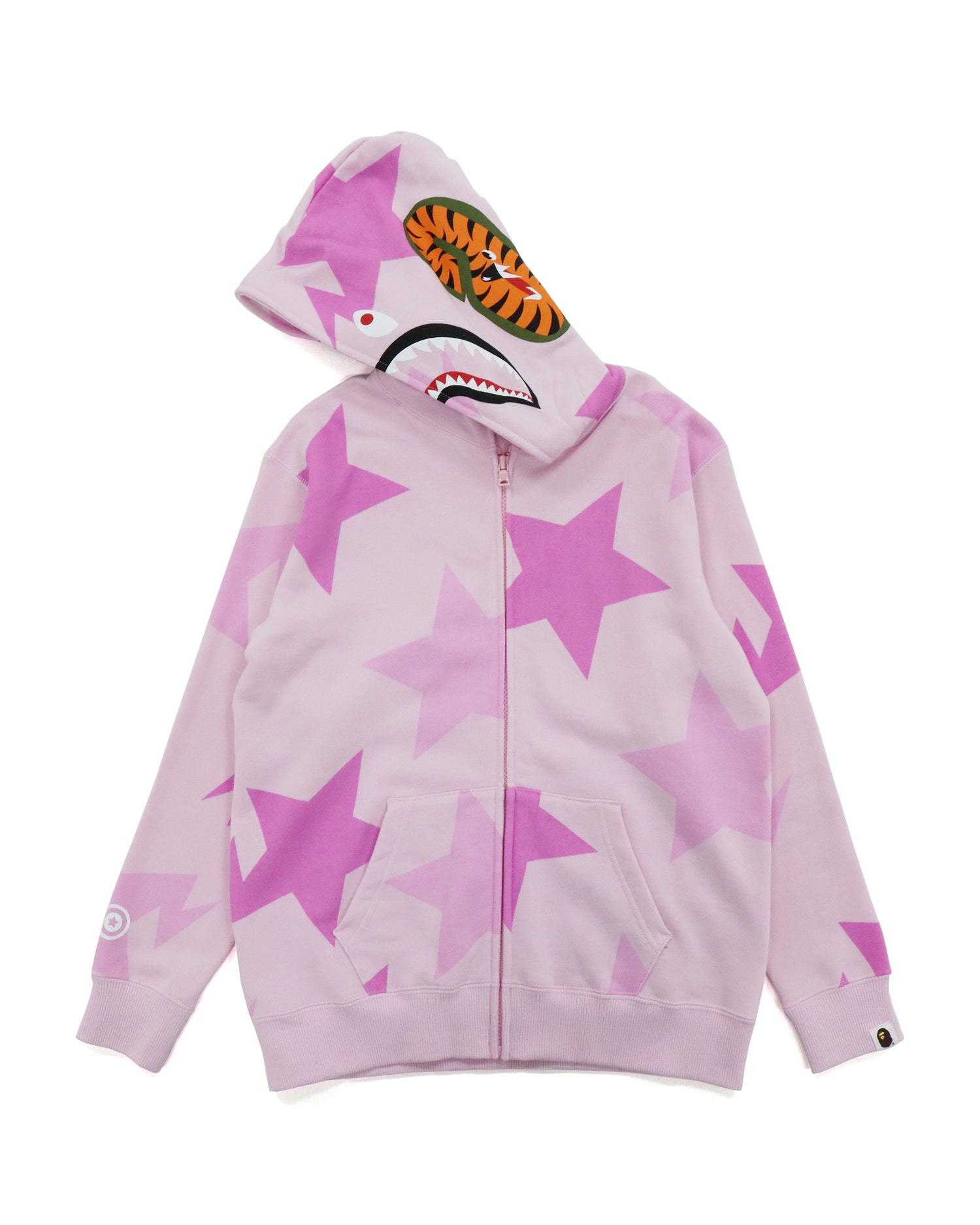 Bape blue and pink hoodie hotsell