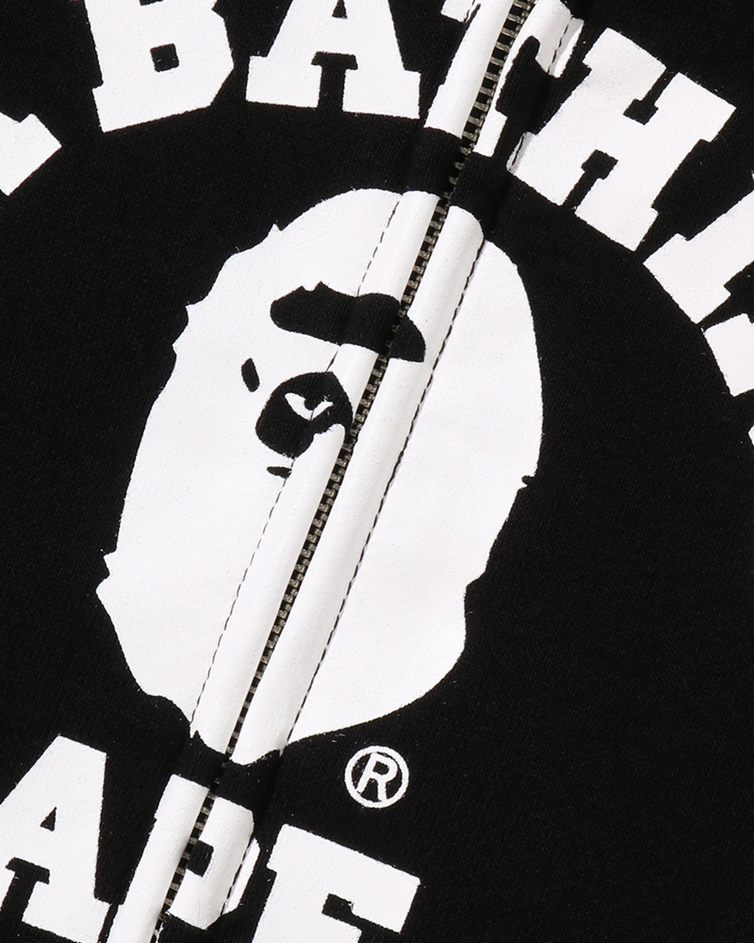 A BATHING APE® College Oversized Zip Hoodie | Bape official