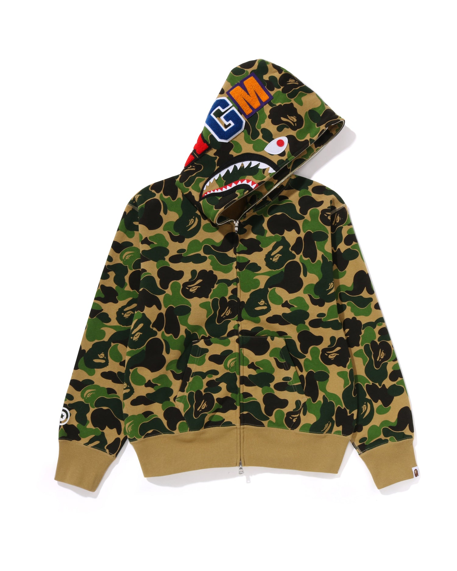 A BATHING APE® Abc Camo Shark Full Zip Hoodie | Bape official
