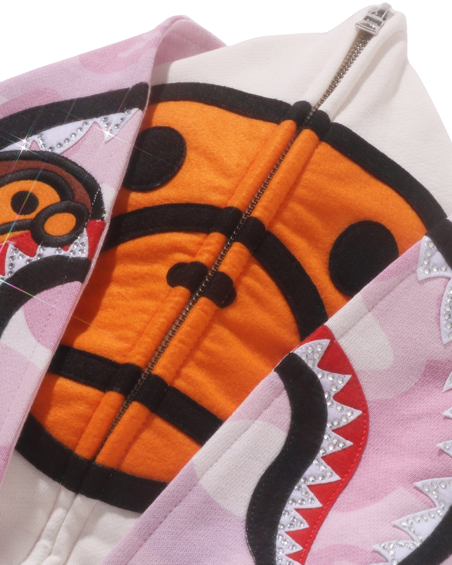 トップス Ape MILO SHARK FULL ZIP DOUBLE HOO DIE BAPE® LADIES'】 MILO SHARK FULL ZIP DOUBLE HOODIE 2025年3月8日(土