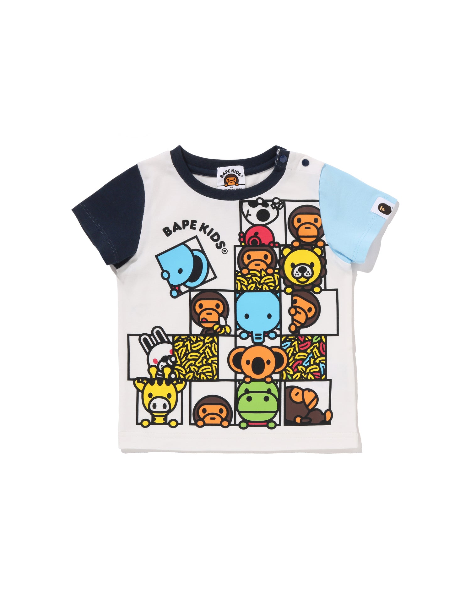 その他 A BATHING APE BABY MILO BUILDING BLOCKS A BATHING APE® Babies Baby Milo Friends Block Tee | Bape official