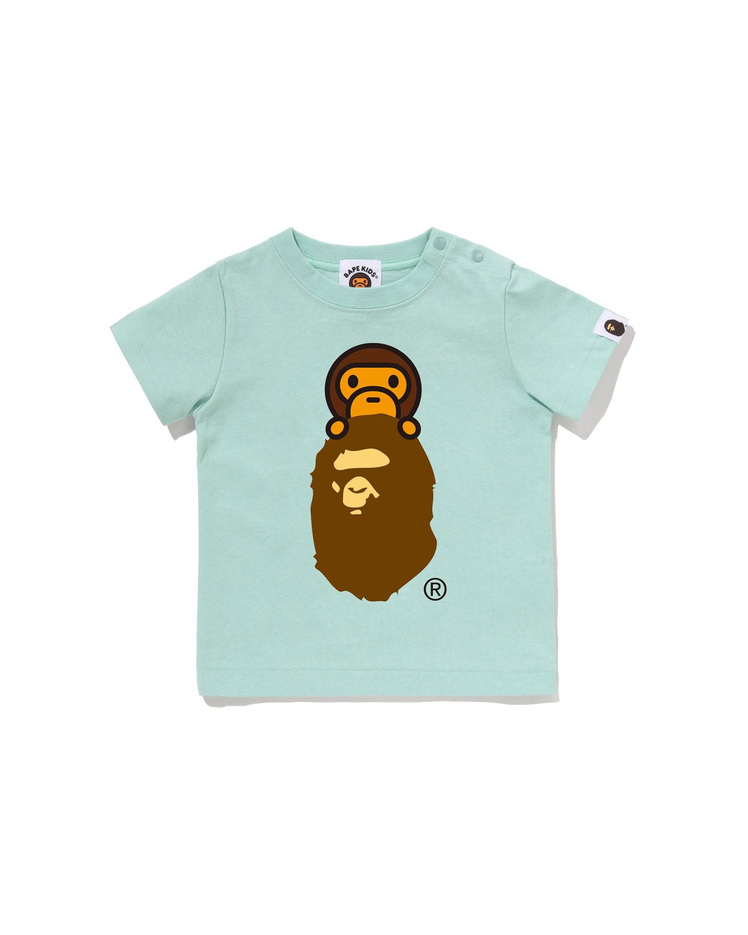 A BATHING APE® Babies Milo On Ape Head Tee | Bape official website