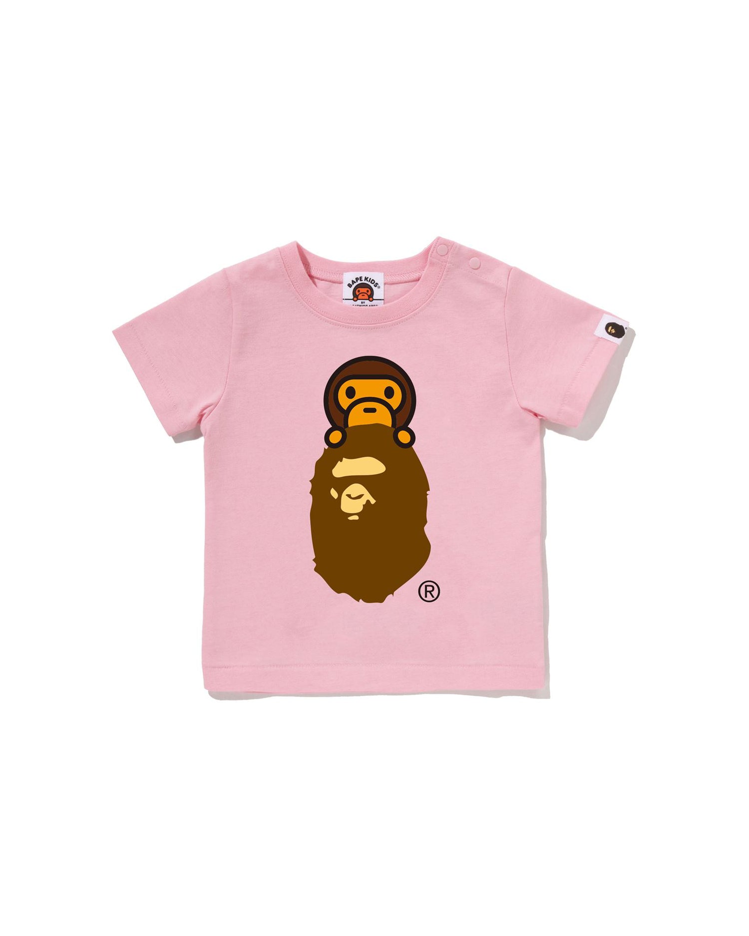 A BATHING APE® Babies Milo On Ape Head Tee | Bape official website