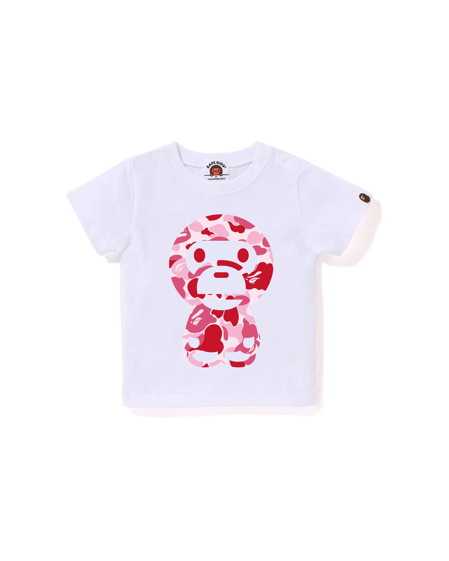 A BATHING APE® Babies Abc Camo Big Baby Milo Tee | Bape official