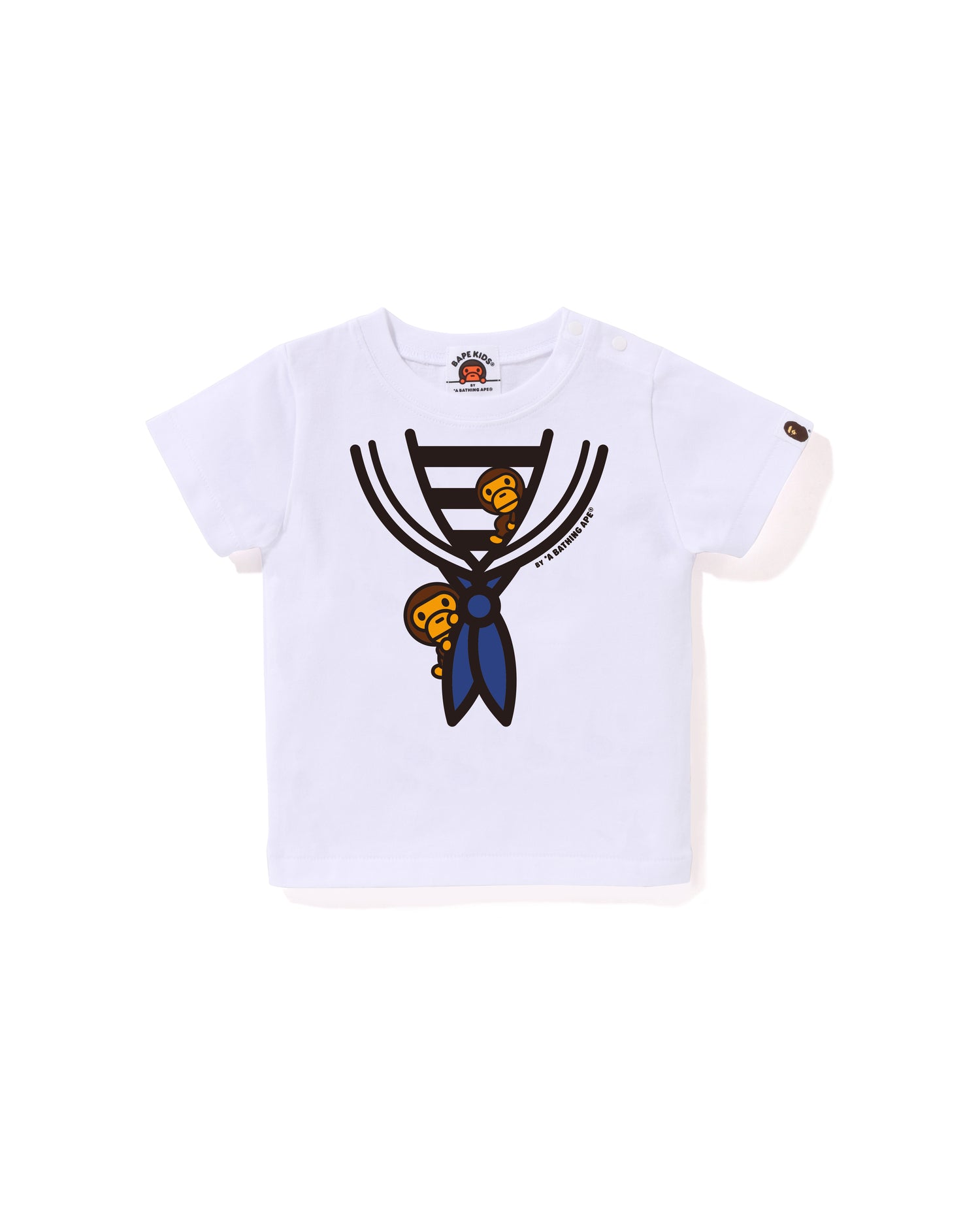 A BATHING APE® Babies Milo Fake Marine Tee | Bape official website