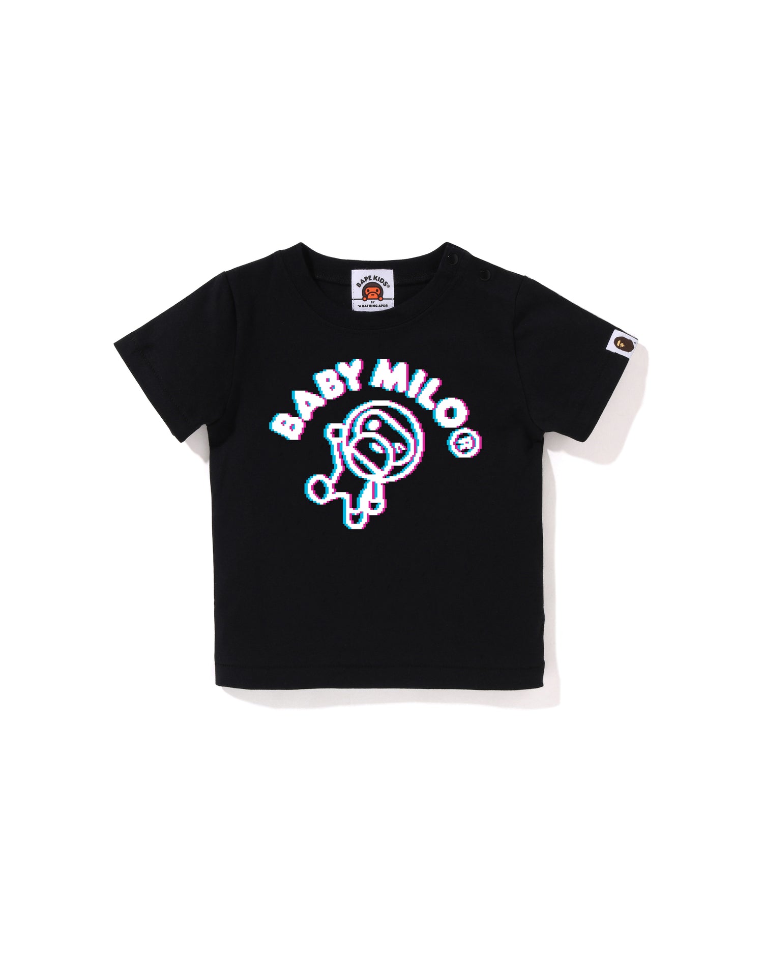 A BATHING APE® Babies Retro Pixel Winking Milo Tee | Bape official