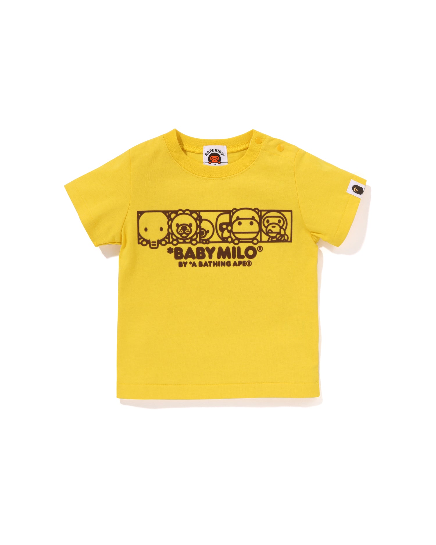 A BATHING APE® Babies Baby Milo Friends Block Tee | Bape official