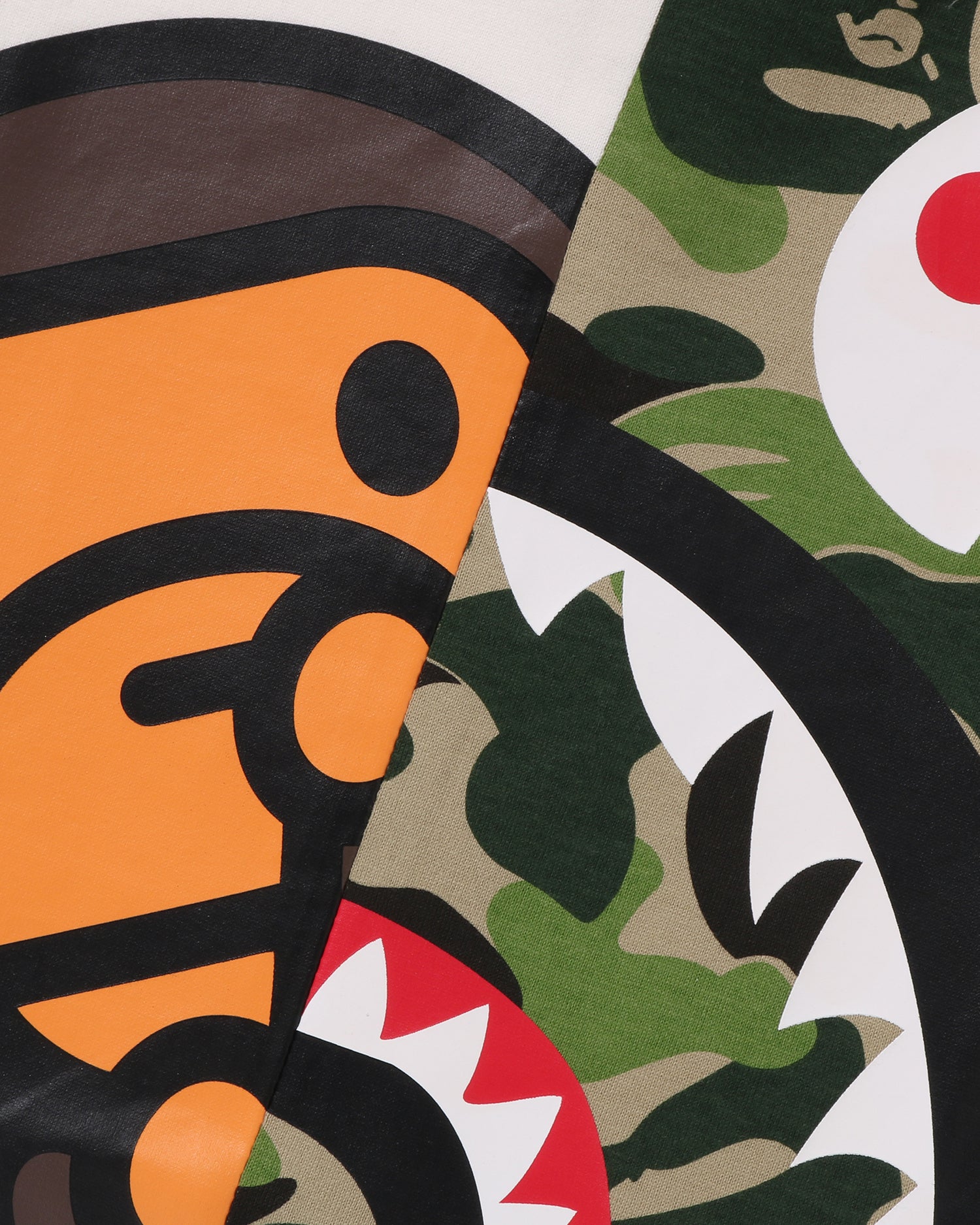 A BATHING APE® Kids Abc Camo Shark Milo Tee | Bape official