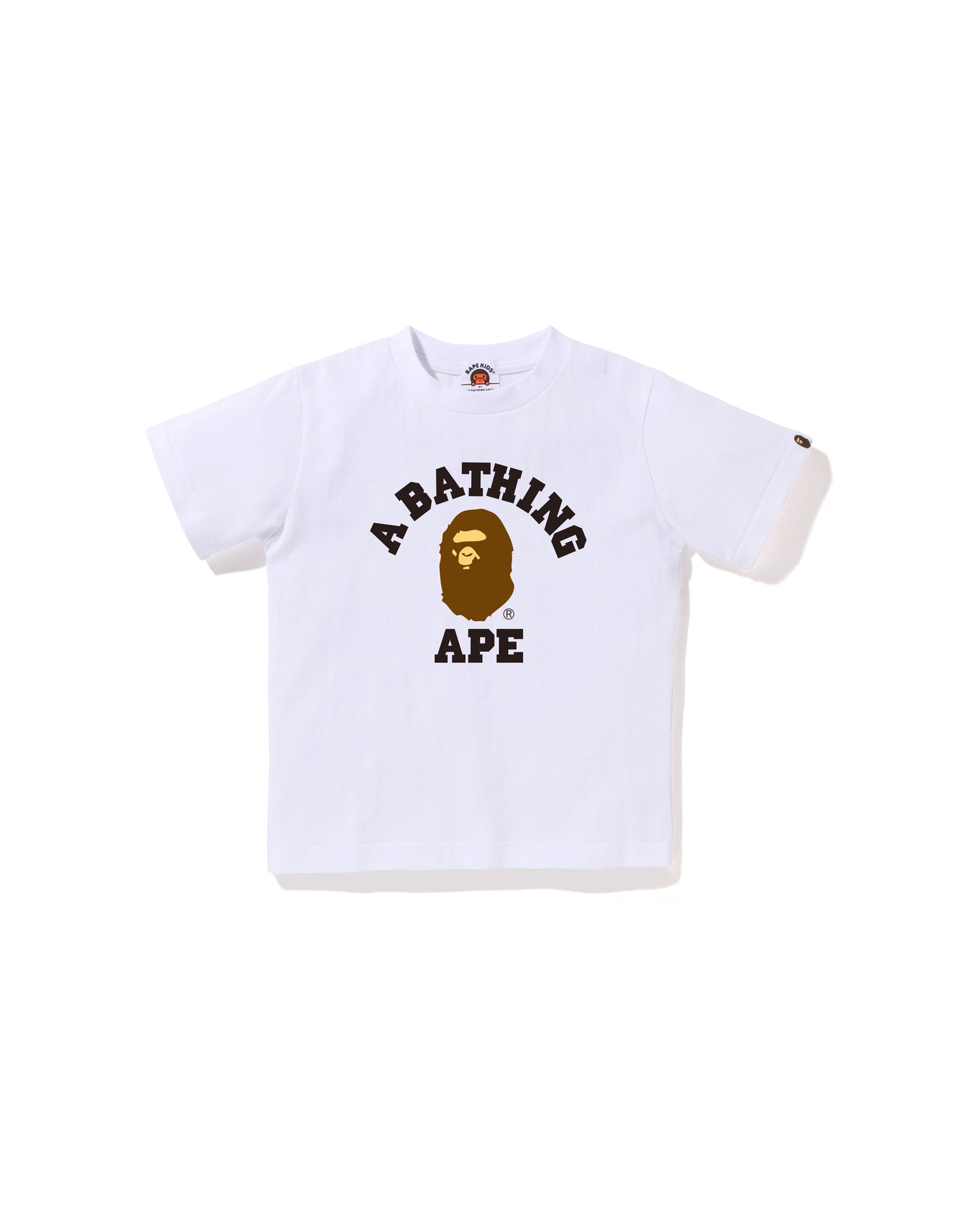 A BATHING APE® Kids College Tee | Bape official website – INT.BAPE.COM