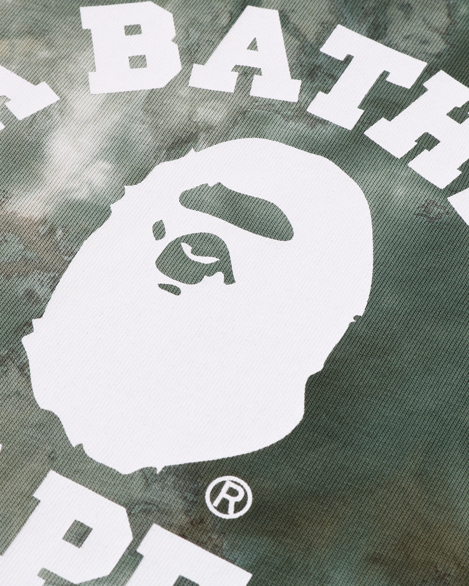 A BATHING APE® Kids Tie Dyed College Tee | Bape official website