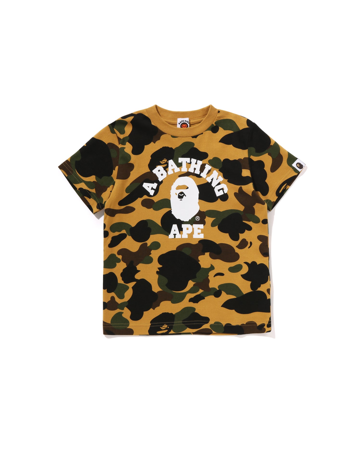 bape paper 参考用 A BATHING APE® Kids 1st Camo College Tee | Bape official