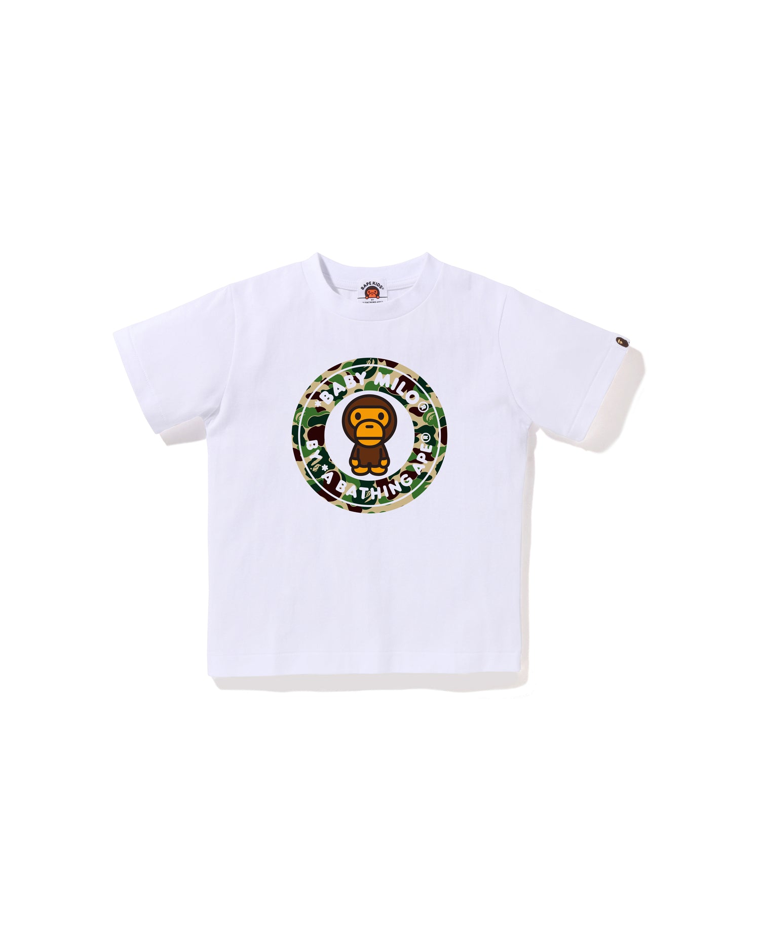 A BATHING APE® Kids Abc Camo Milo Busy Works Tee | Bape official