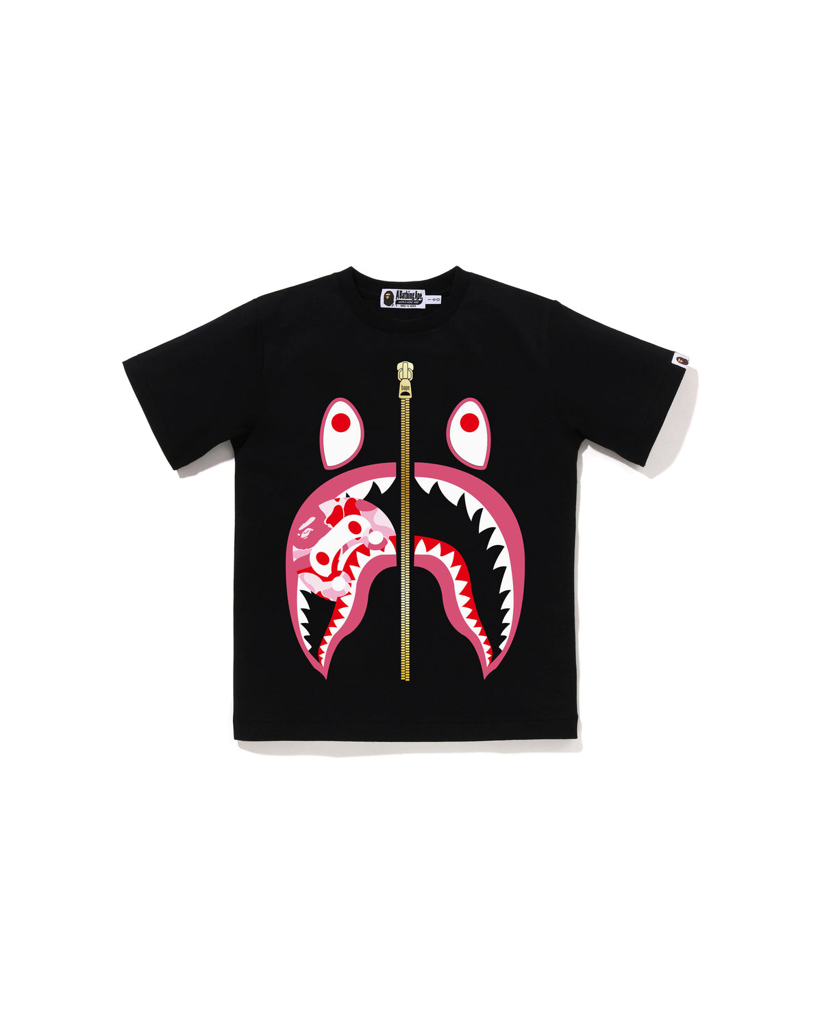 A BATHING APE® Kids Abc Camo Milo Shark Tee Jr | Bape official website ...