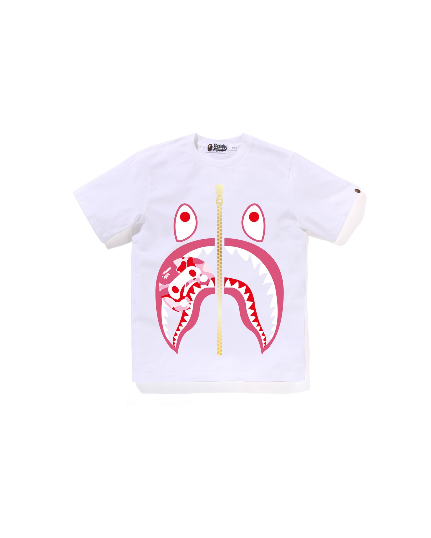 A BATHING APE® Kids Abc Camo Milo Shark Tee Jr | Bape