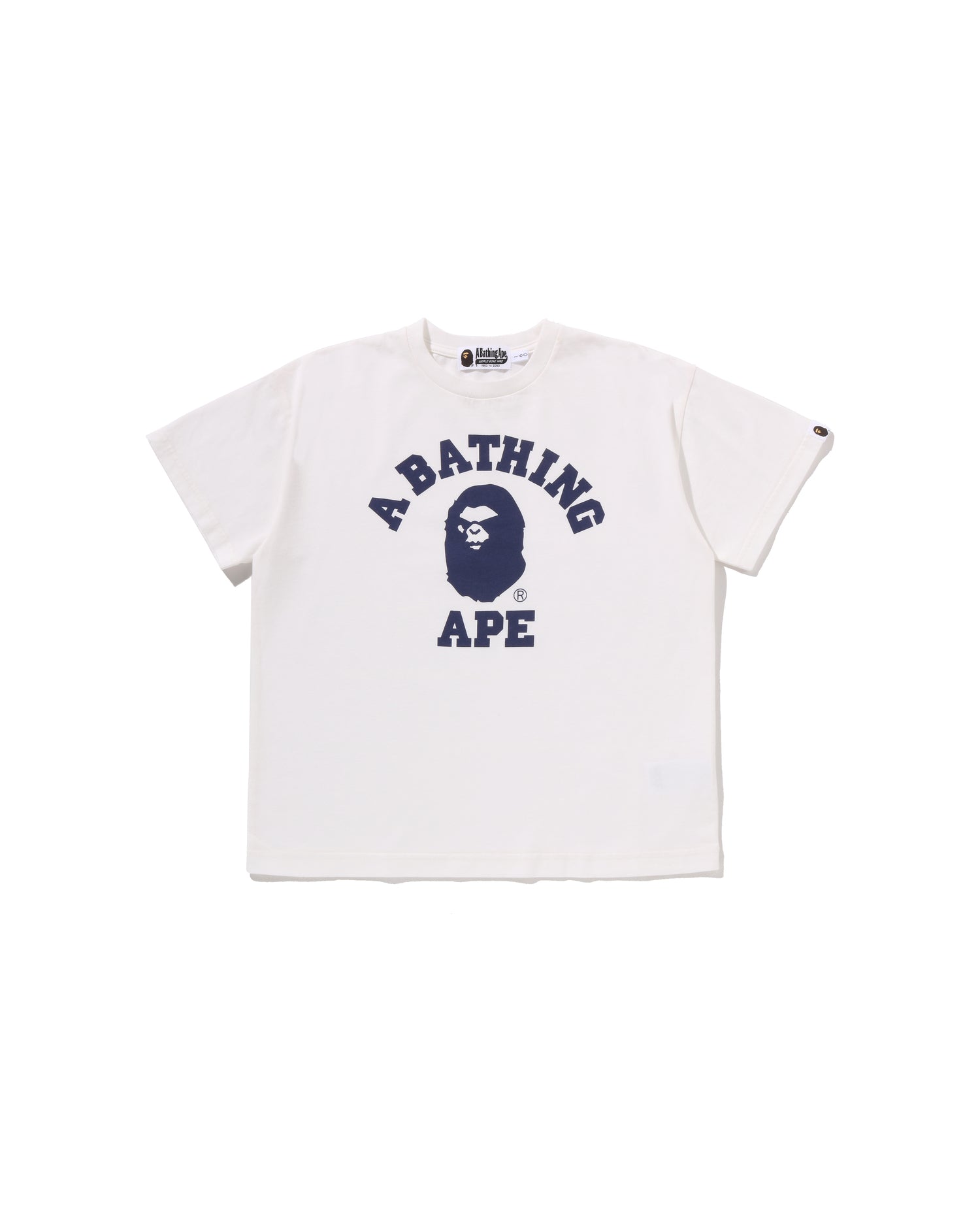 A BATHING APE® Kids Mad Face Washed Effect Relaxed Fit Tee Jr
