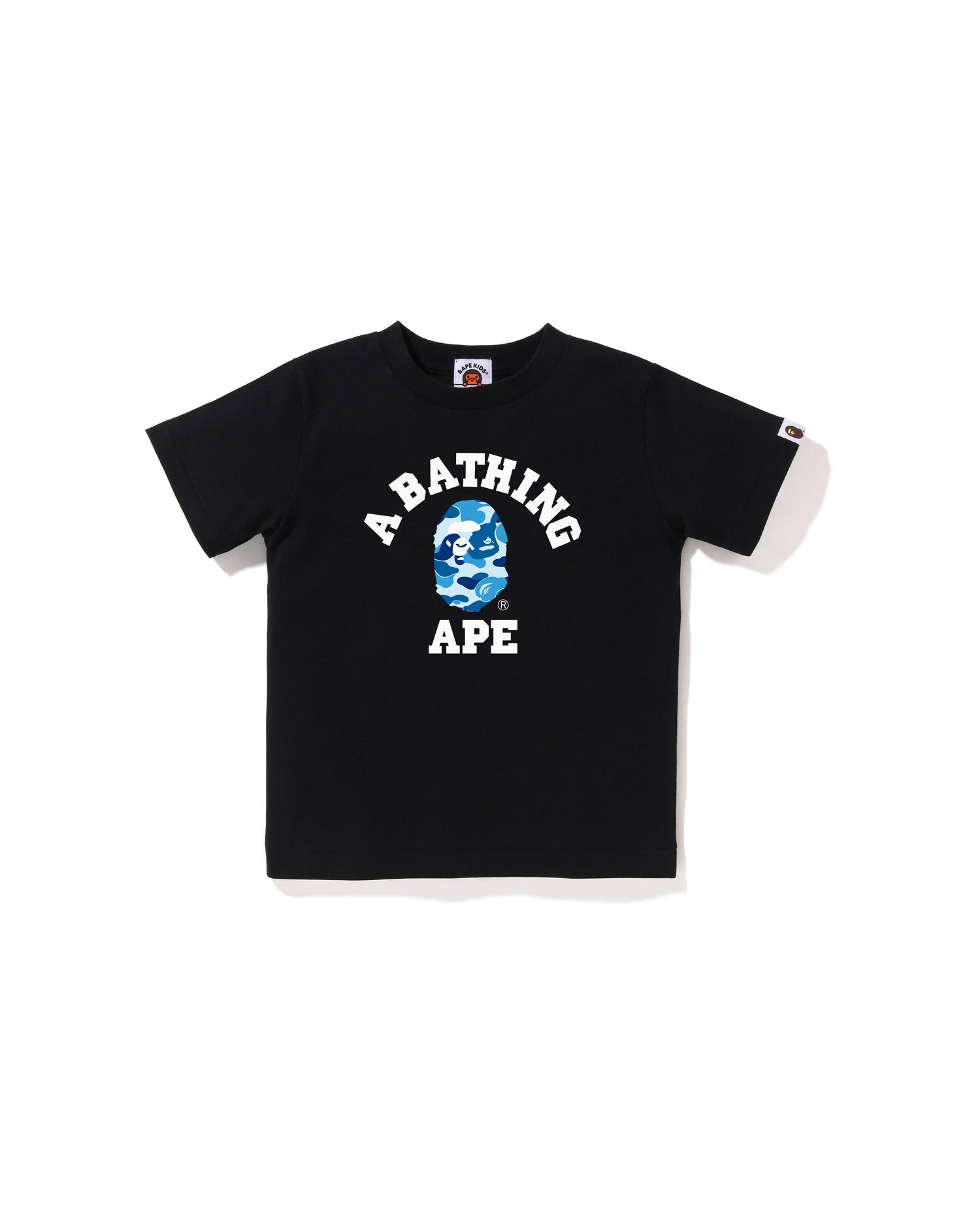 A BATHING APE® Kids Abc Camo College Tee | Bape official website