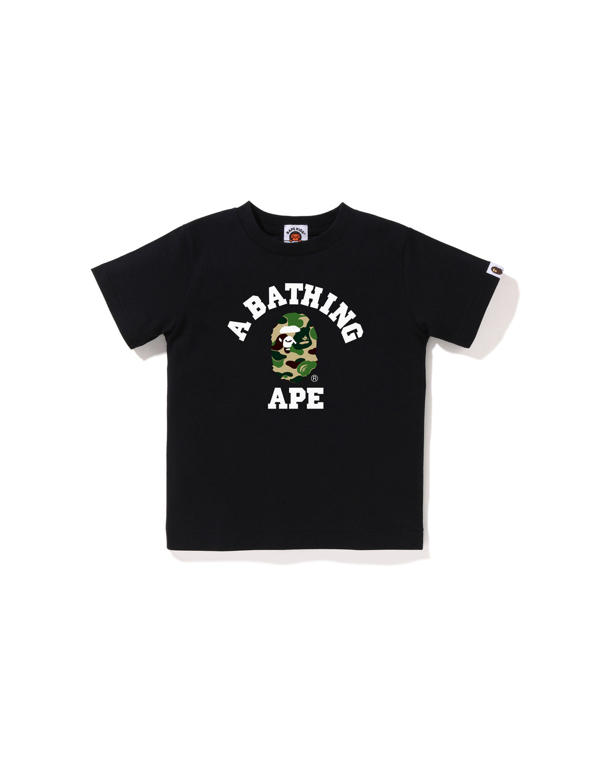 A BATHING APE® Kids Abc Camo College Tee | Bape official website – INT ...